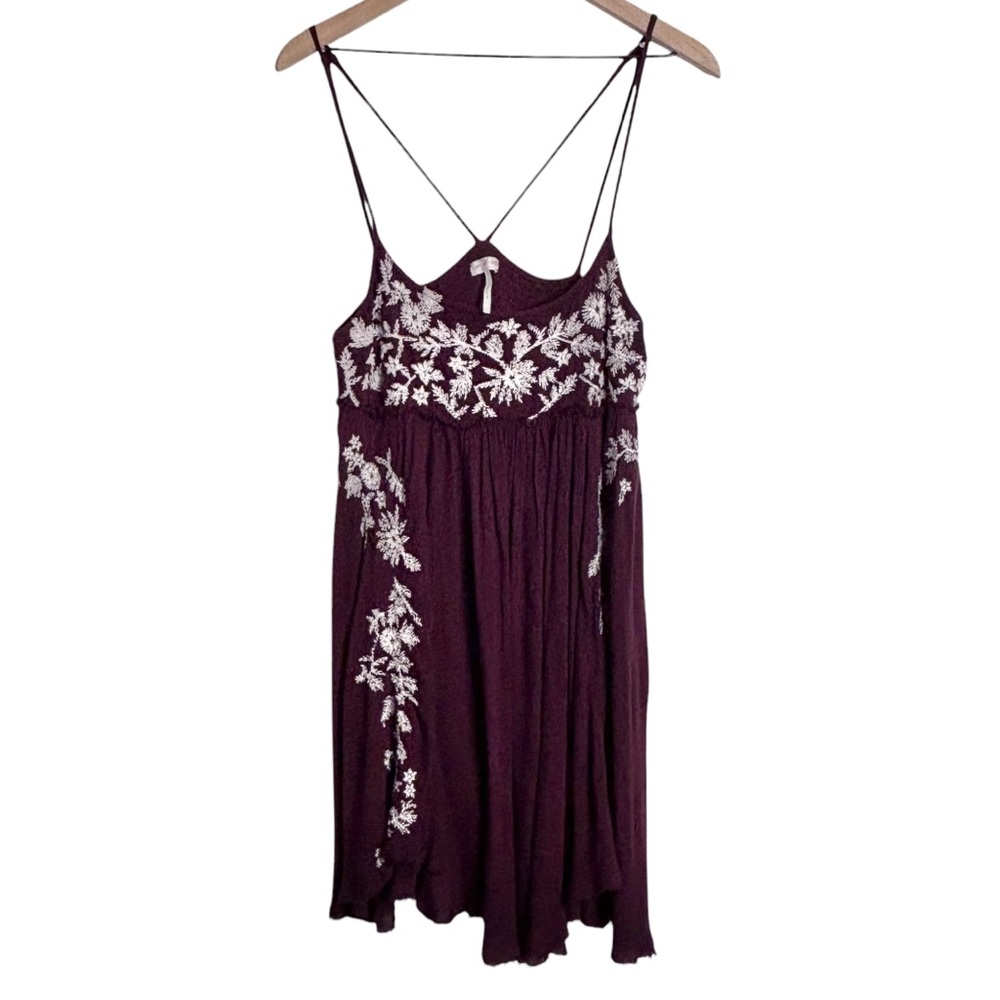Elegant Floral Embroidered Dress